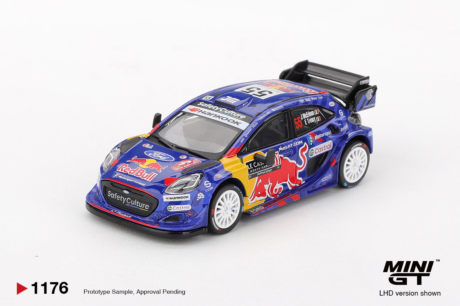 2025 Ford Puma Rally 1 #55 M-Sport Ford Rally Monte Carlo, Various